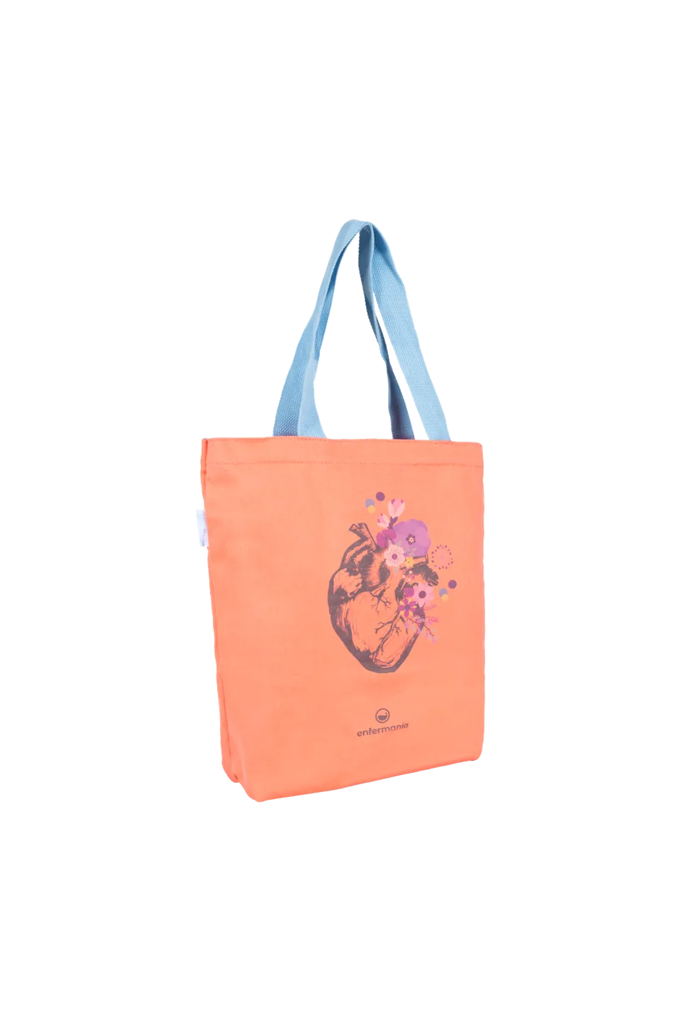 Enfermania Organes tote bag coton 37x40 Corail