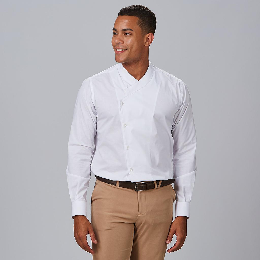 Gary's Shirts Marcello Slim Chef Blanc - Taille M