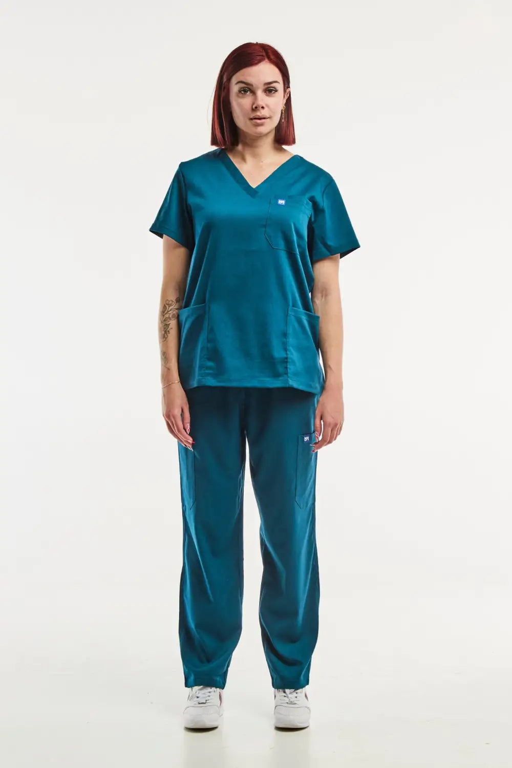 Aelin EMMA tenue médicale femme vert turquoise stretch