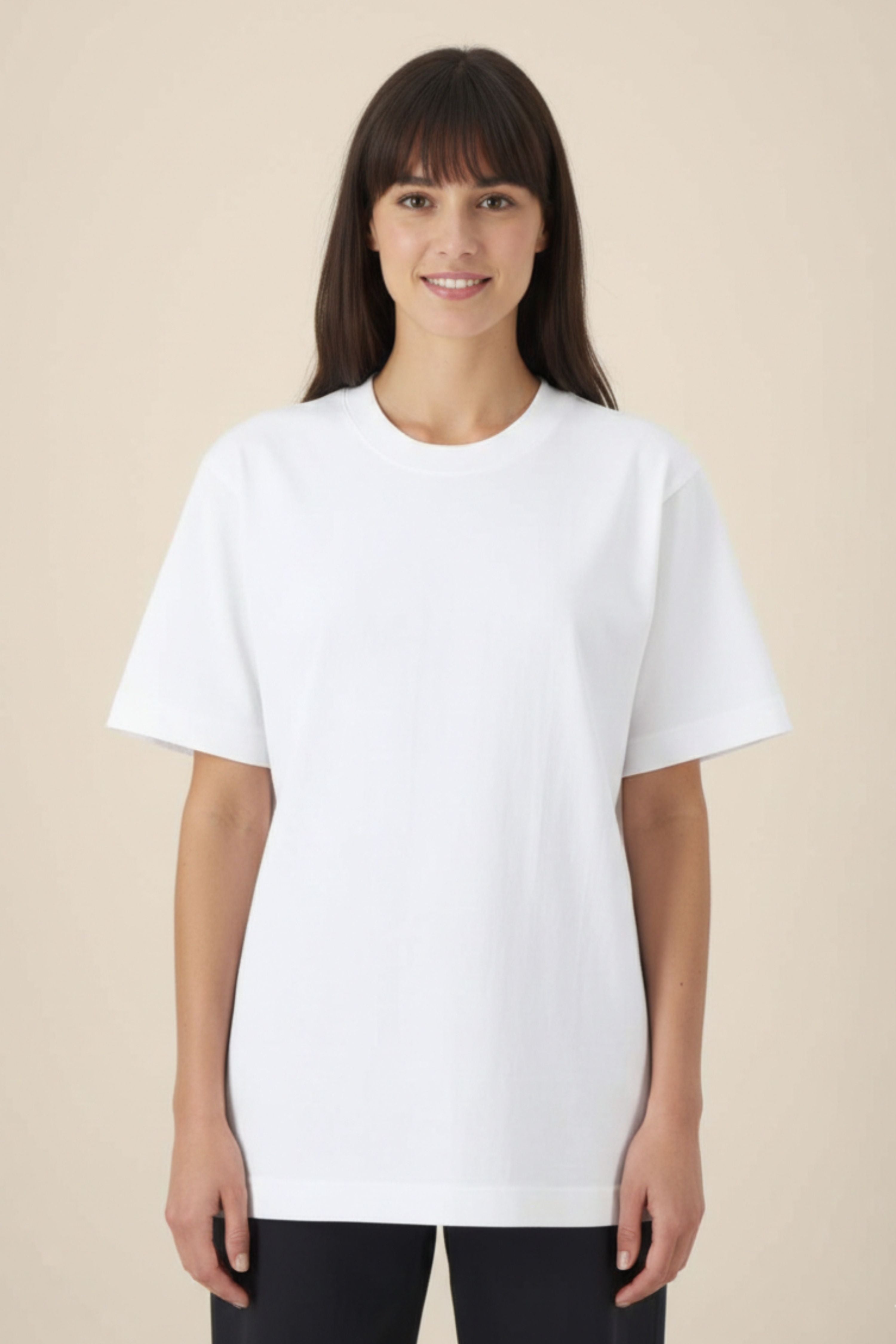Aelin Slimfit NEW T-shirt heavy coton unisexe Noir motif