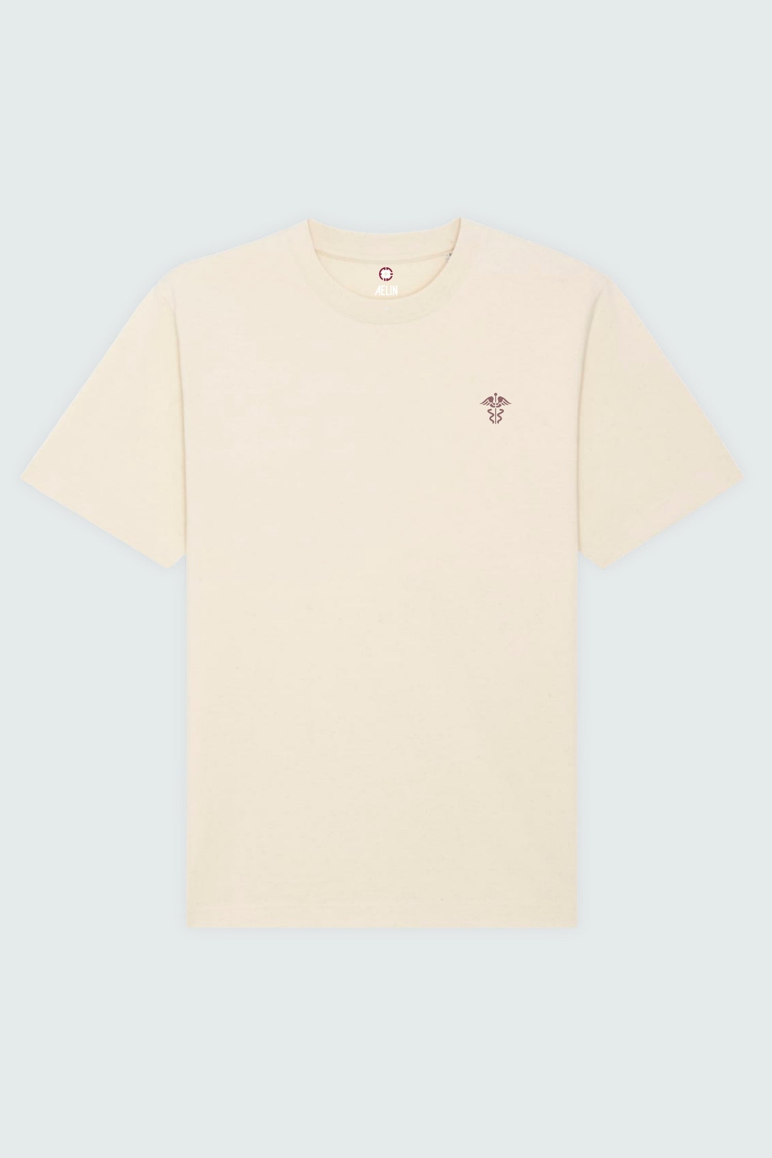 Aelin Slimfit NEW t-shirt médical unisexe noir coton bio