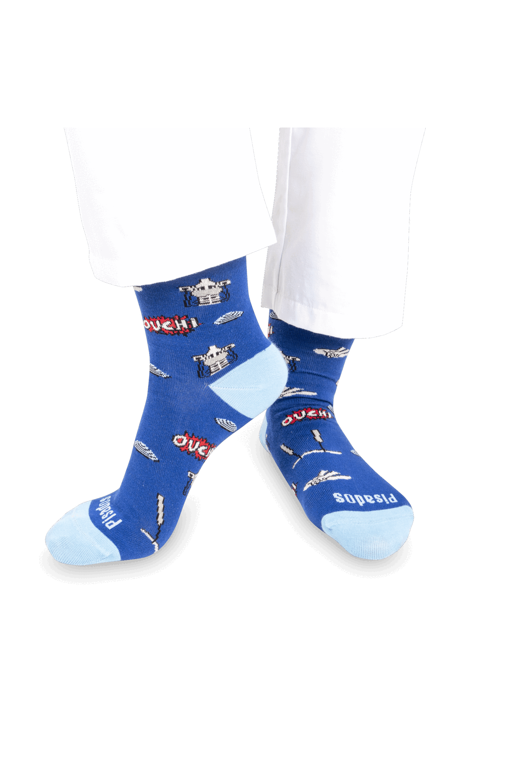 Enfermania Ropa chaussettes mi-mollet Fisio coton 36-40