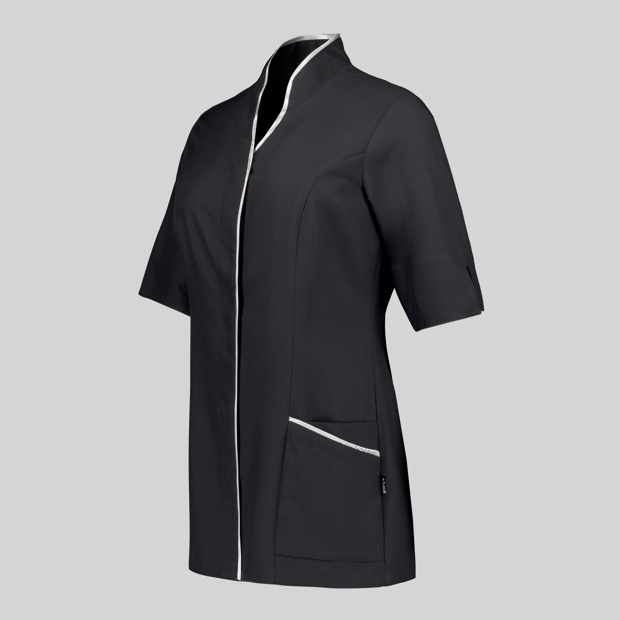 GARY'S Cuba blouse médicale femme noire microfibre