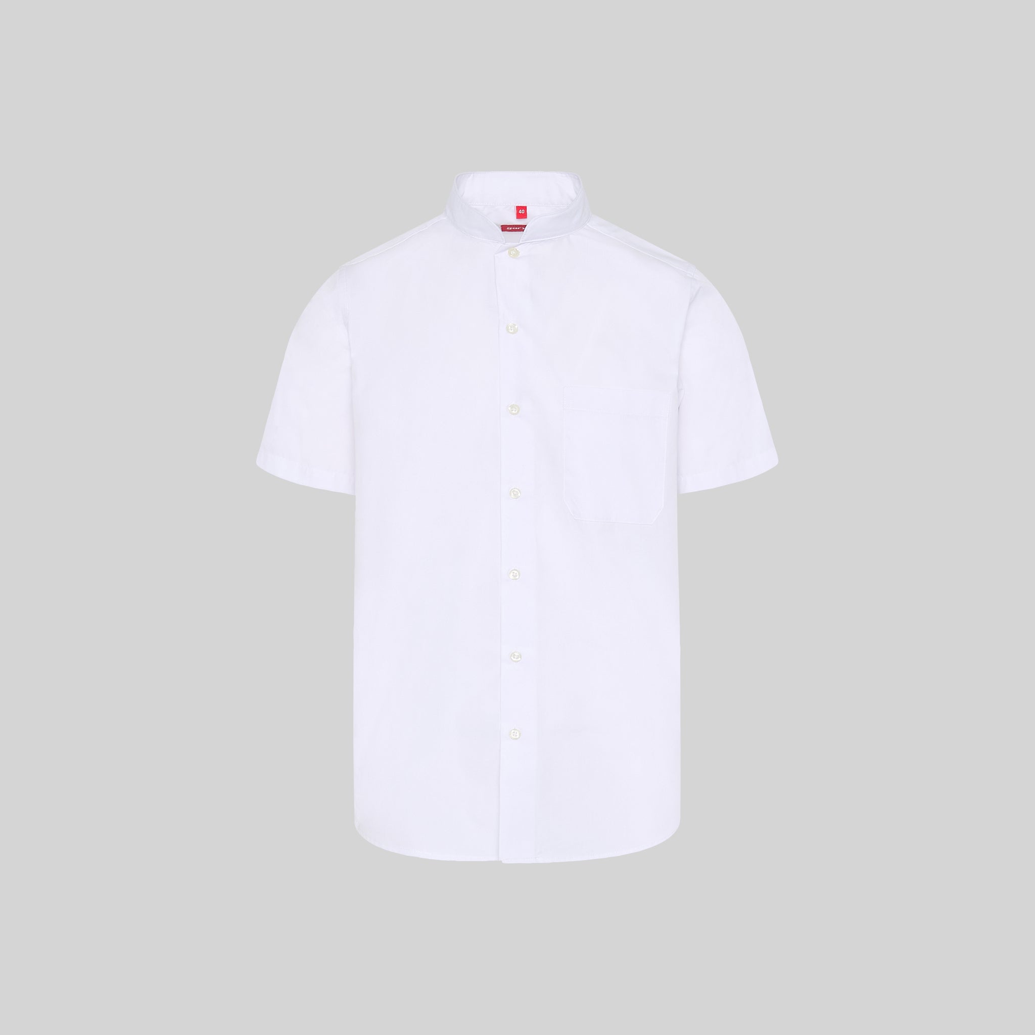 Gary's Shirts Grandad chemise homme noire manches courtes