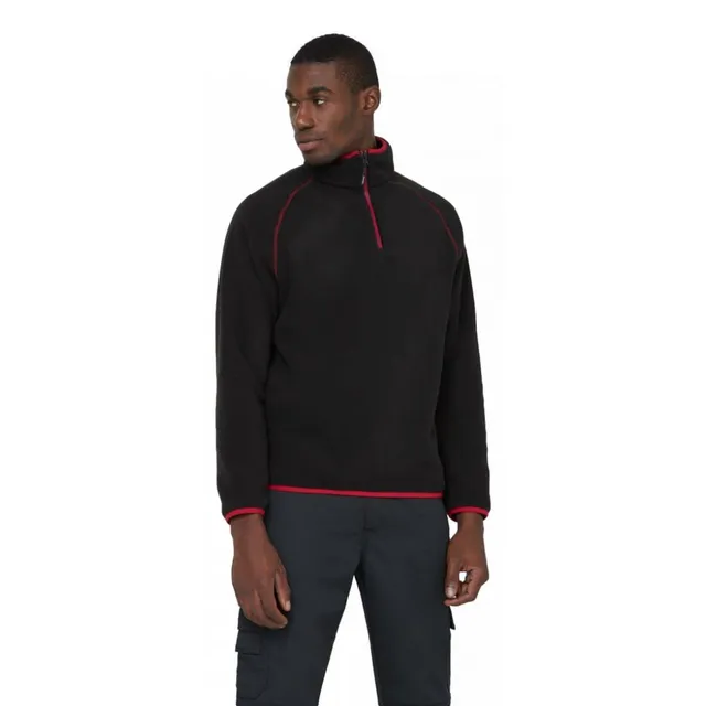 Dickies Smithfield Two Tone sweat polaire noir rouge XL