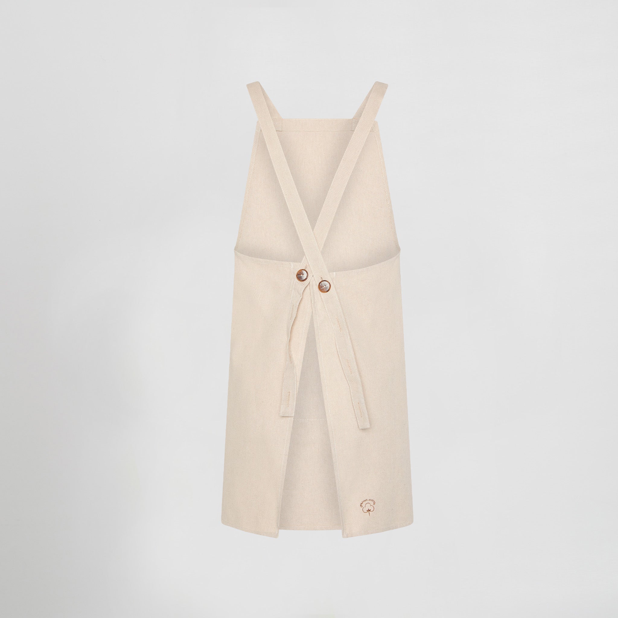 Gary's Naturewear Tablier Bavette Bio Beige 76x92 cm