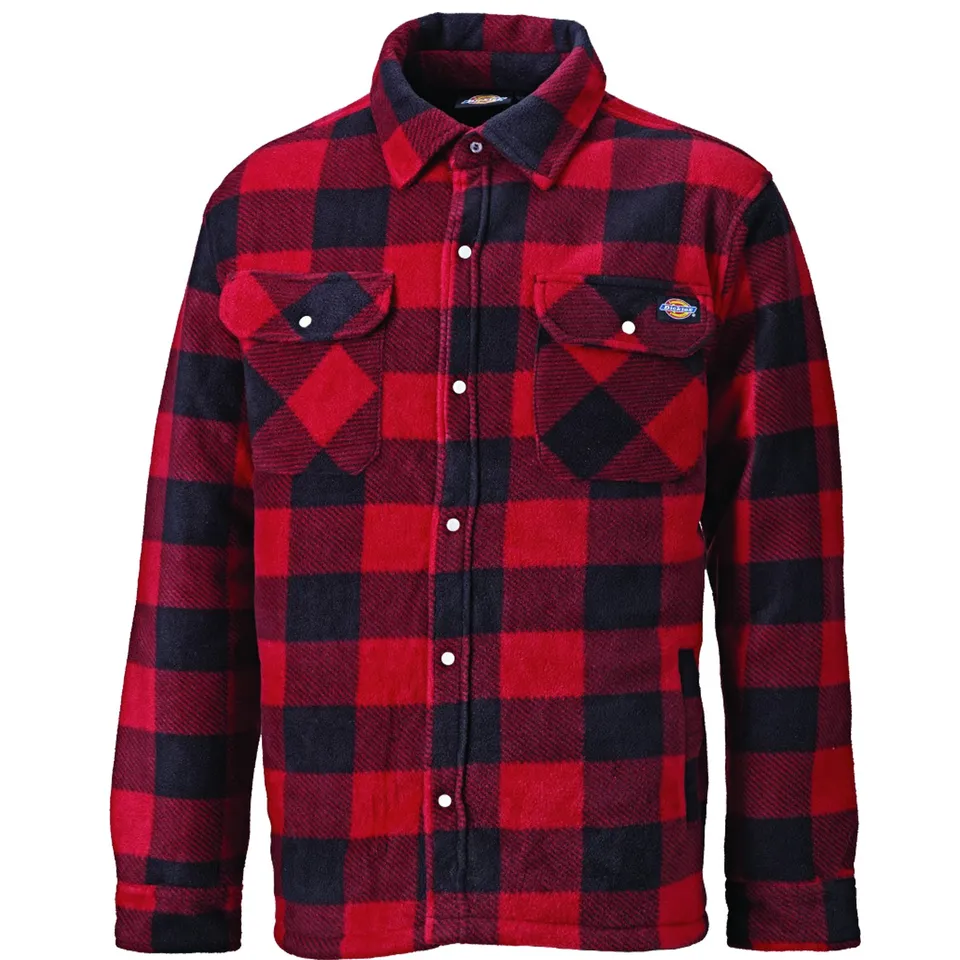 Dickies Chemise Portland Matelassée Homme Kaki