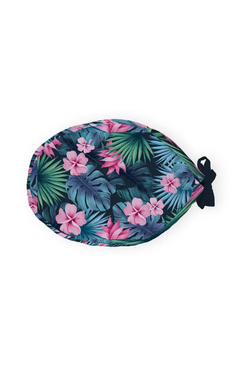 Aelin Paris calot de bloc bleu marine feuilles cheveux courts