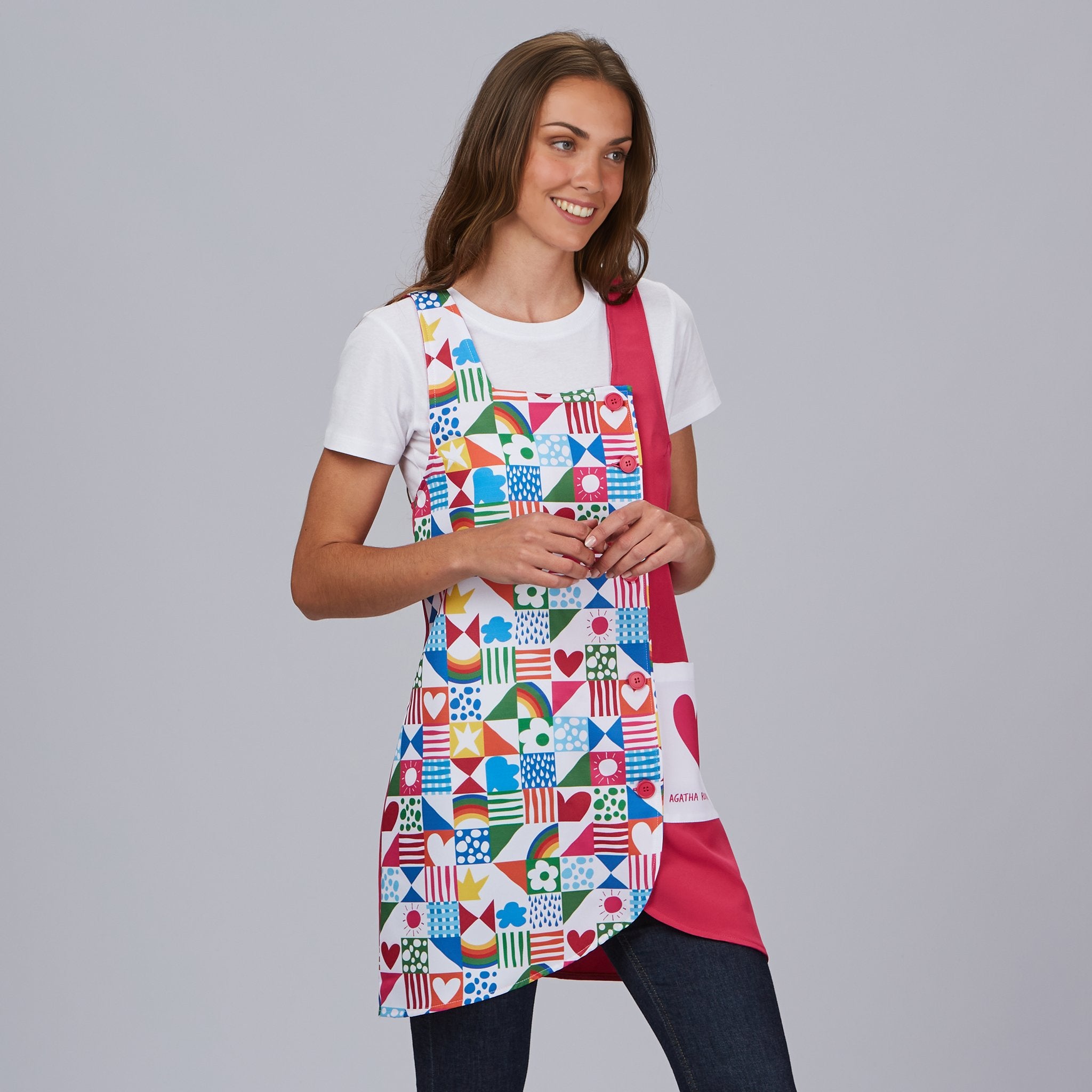 GARY'S Estaciones Ágatha blouse fuchsia XS imprimé