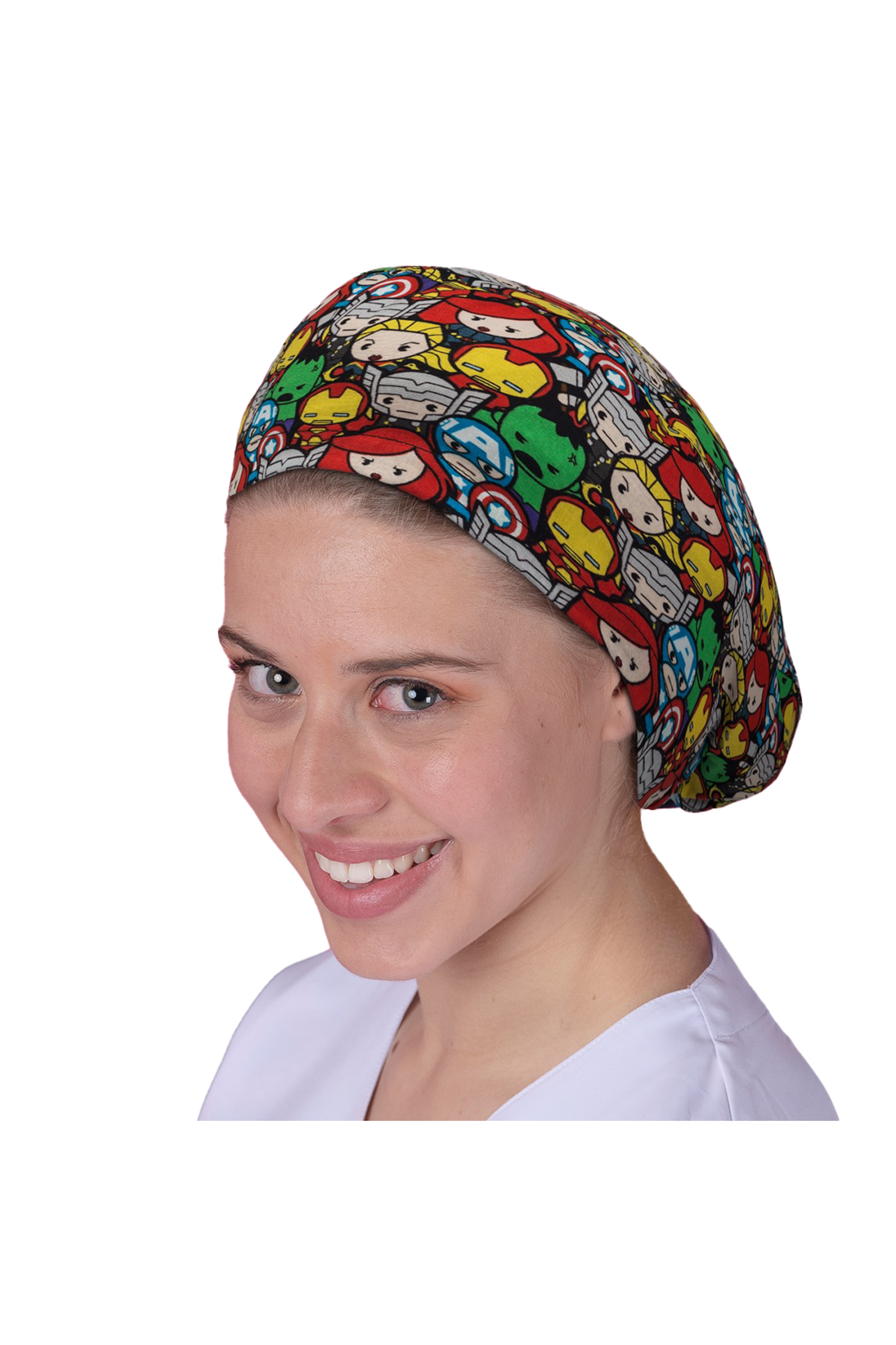 Enfermania calot chirurgical cheveux longs coton Constantes