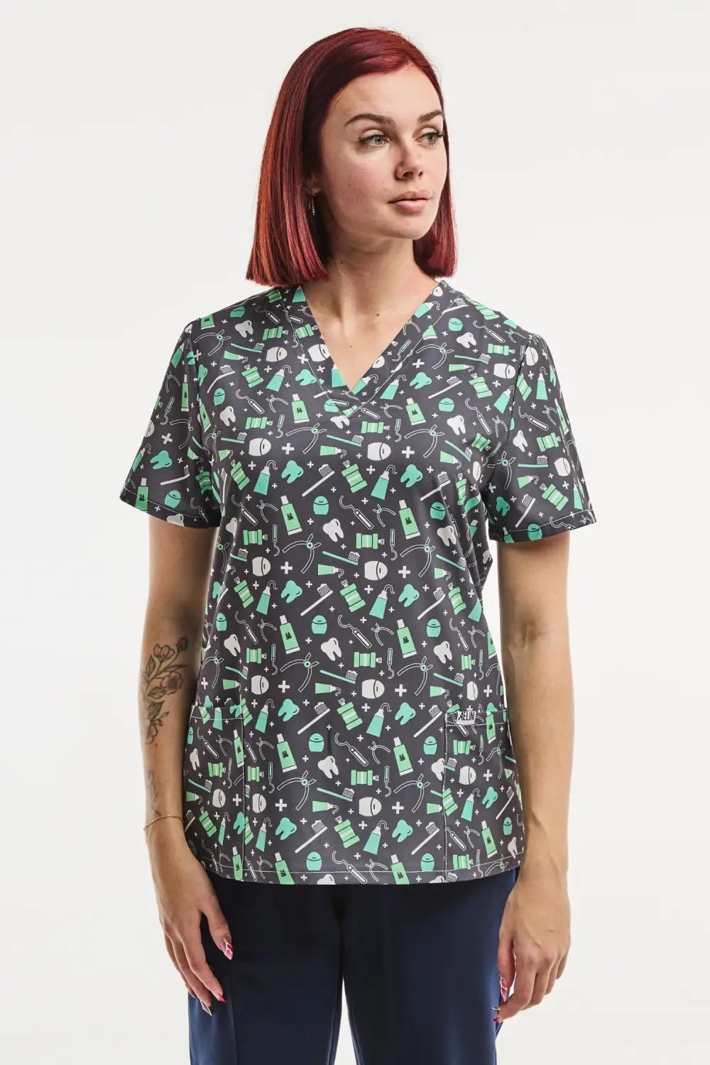 Aelin Paris Soin de Sourire tunique médicale femme stretch