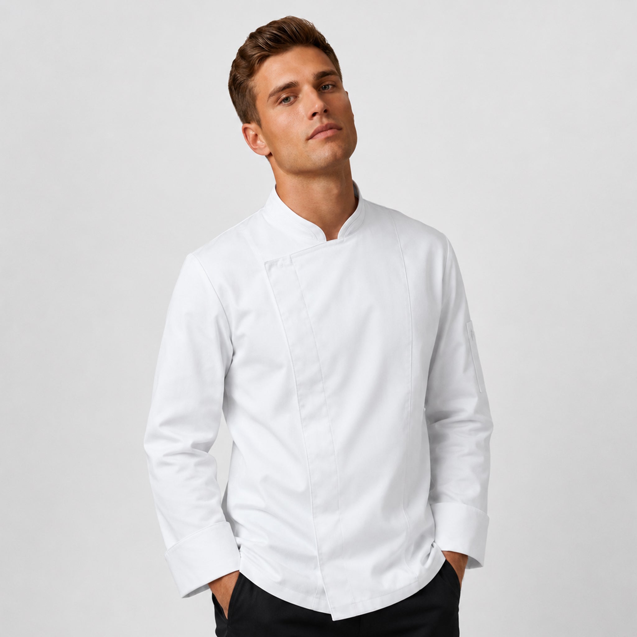 GARY'S Horus veste cuisine unisexe blanc XXS
