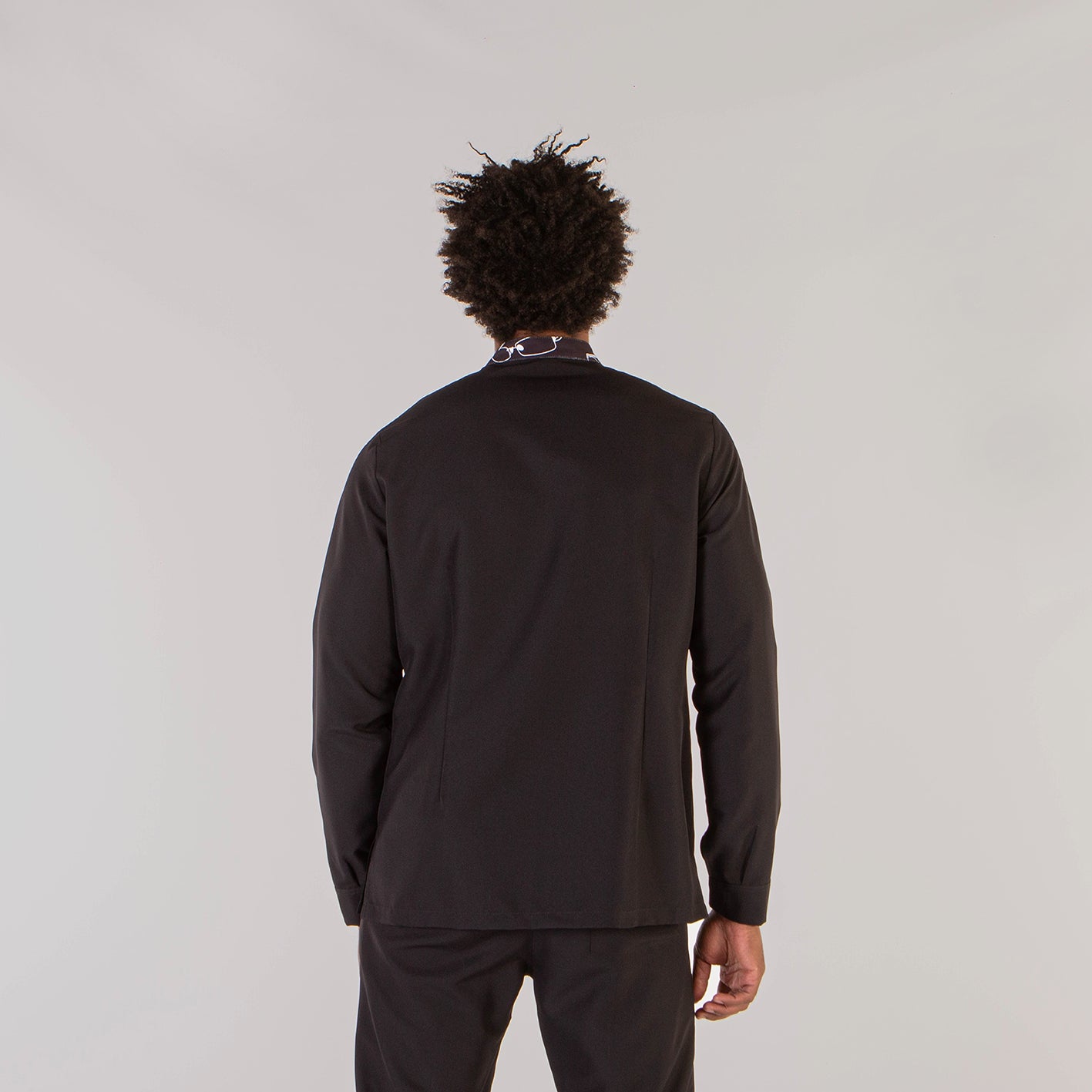 Gary's Ferrán blouse médicale homme noir microfibre