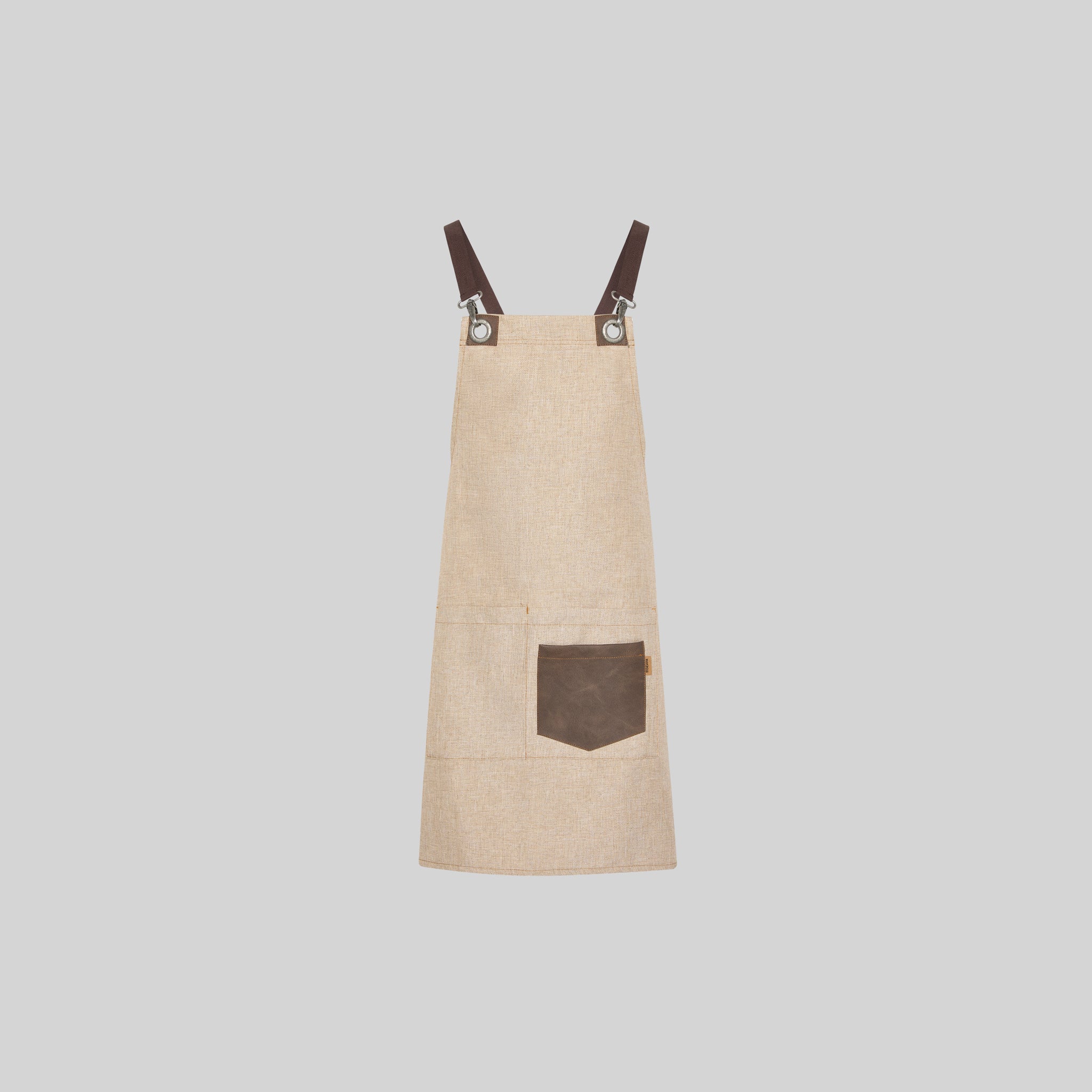GARY'S Aprons Gobi tablier bavette beige 74x80 cm 3 poches