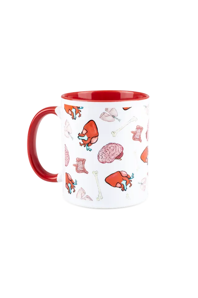 Enfermania Organs Collection mug céramique rouge 350 ml