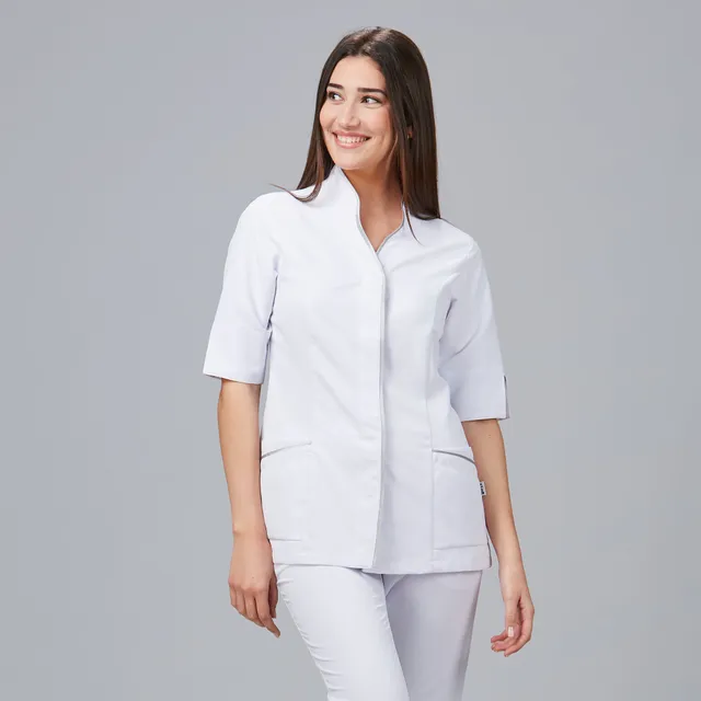 GARY'S Cuba blouse médicale femme noire microfibre