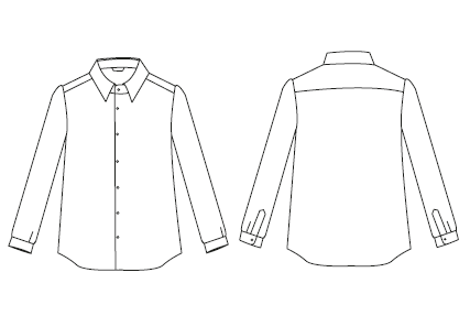 Gary's Piero chemise homme blanche 101 manches longues