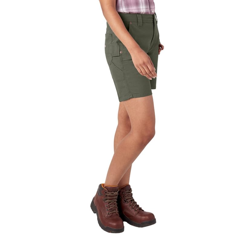 Dickies Carpenter Duck Short Femme Noir 34W Toile
