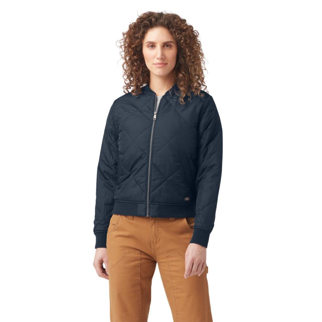 Dickies Vestes Bomber Matelassé Femme Noir S