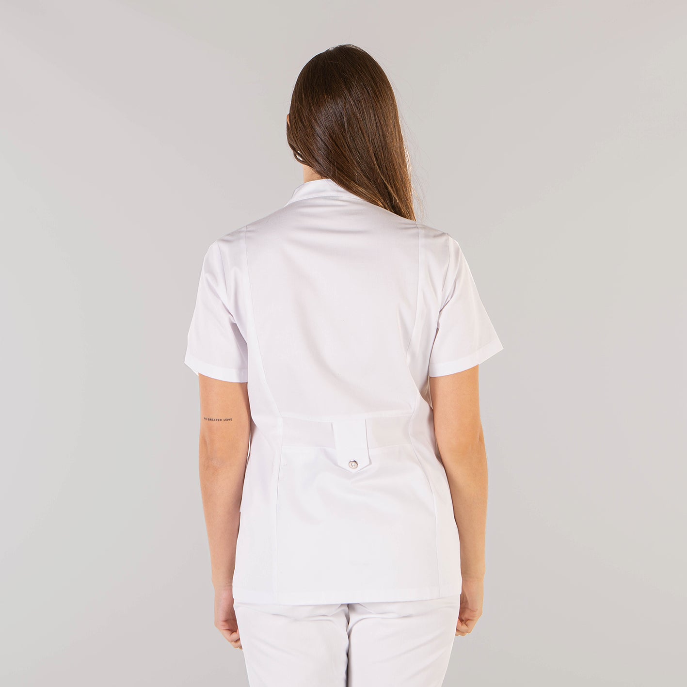 GARY'S Nagore blouse médicale femme blanc manches courtes