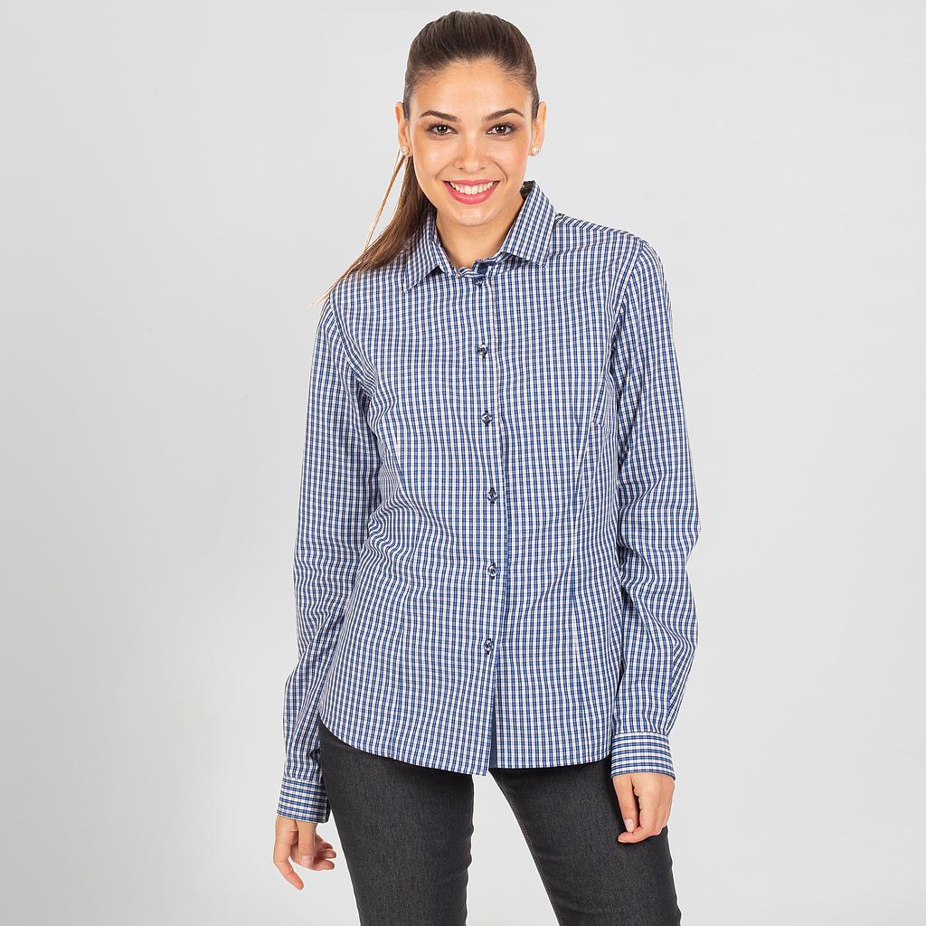 Gary's Stella Chemise Femme Carreaux Marine