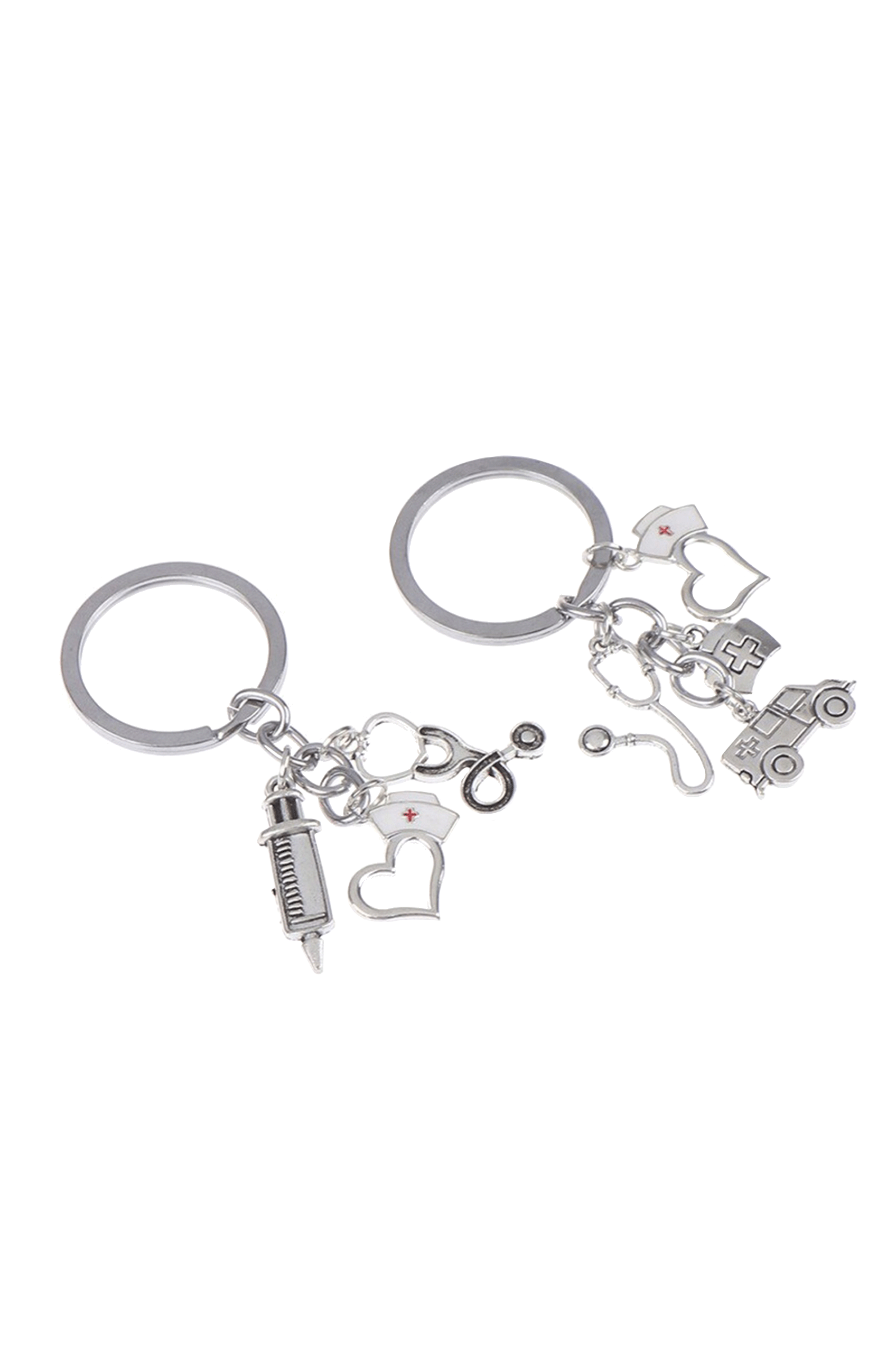 Enfermania Regalos Porte-clés ambulance métal charms