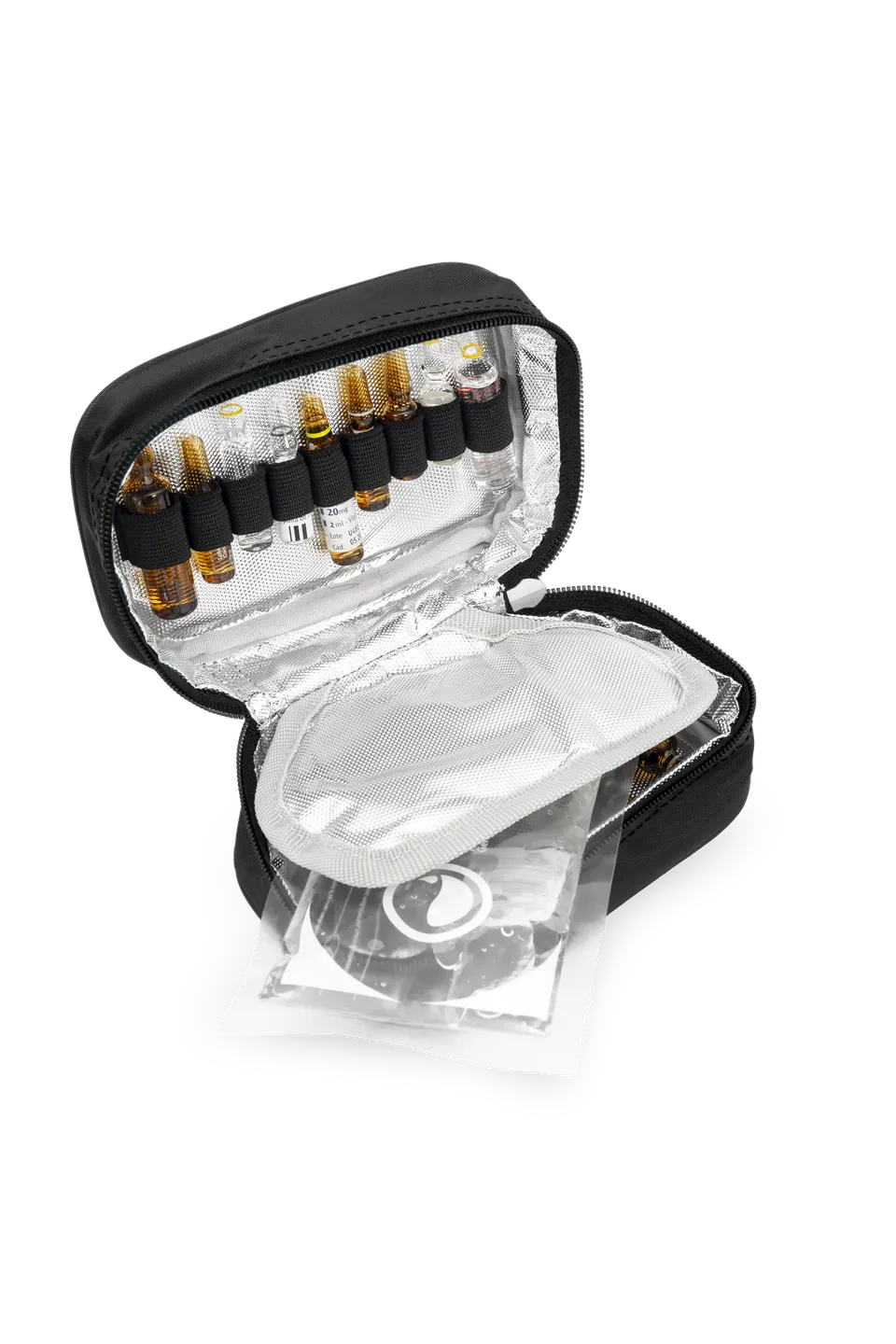 Enfermania ampullier isotherme pochette ampoules turquoise 38 places