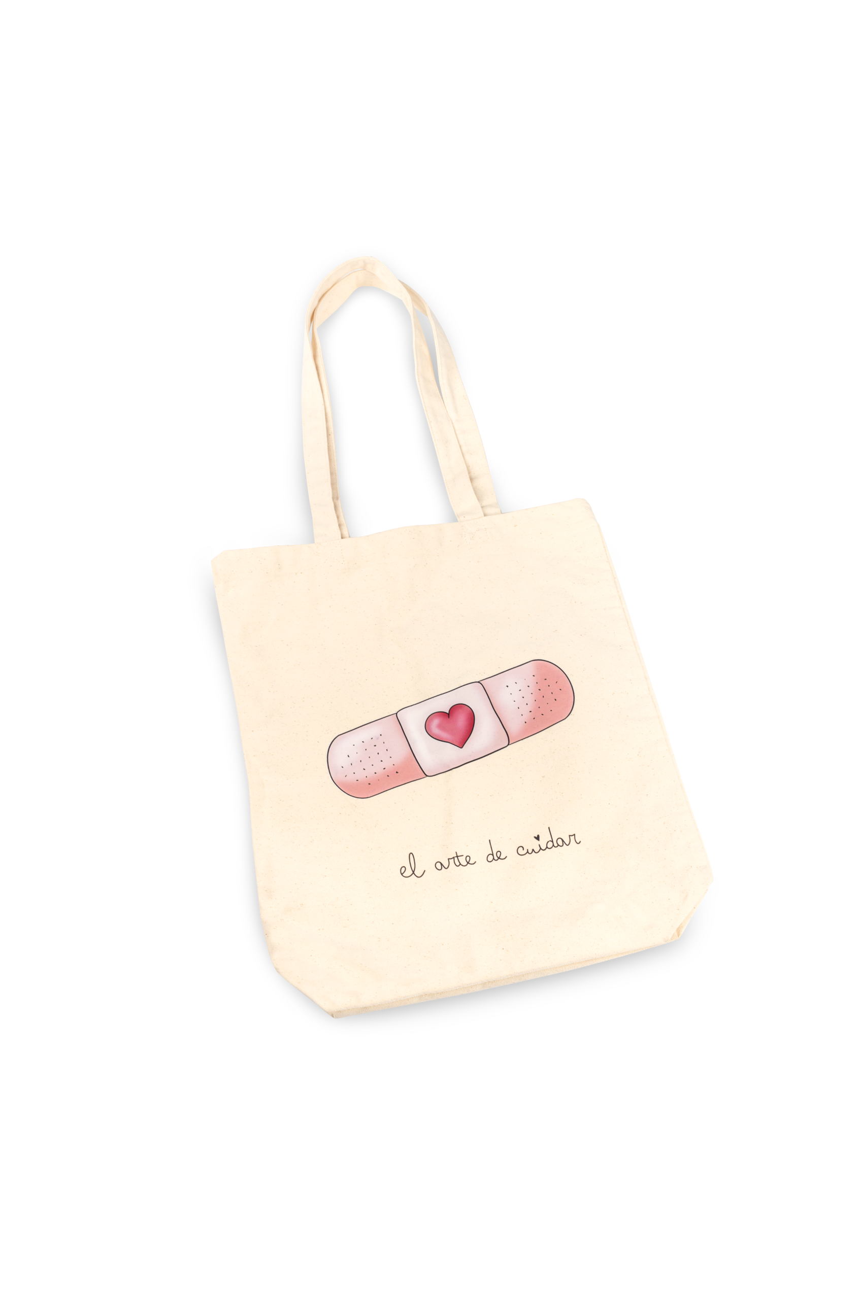 Enfermania Tirita Tote bag coton bio beige 37x42 cm