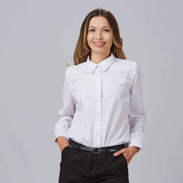 Gary's Shirts chemise femme manches longues noire