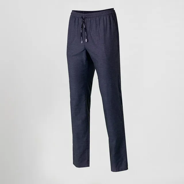 GARY'S Pants pantalon cuisine unisexe chambray gris cordon