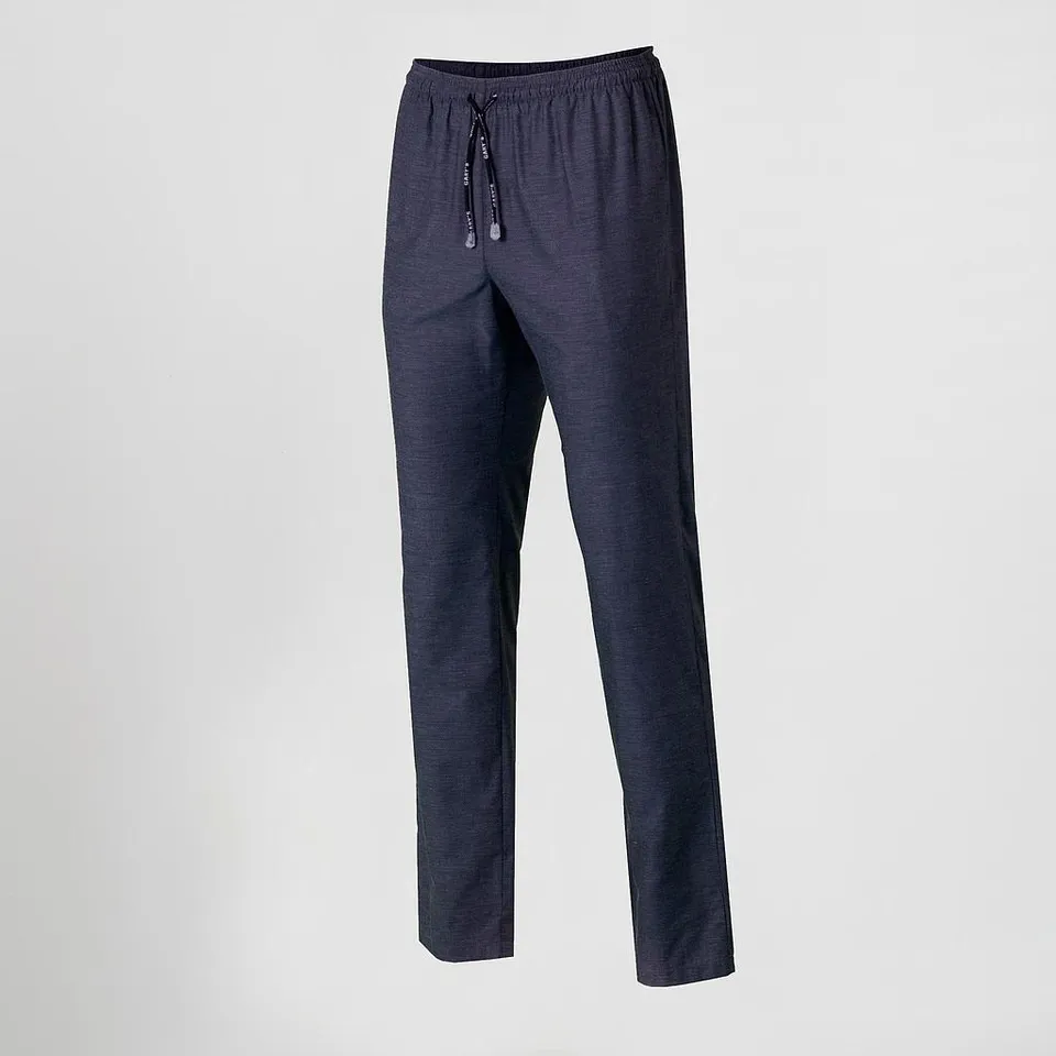 GARY'S Pants pantalon cuisine unisexe chambray gris cordon