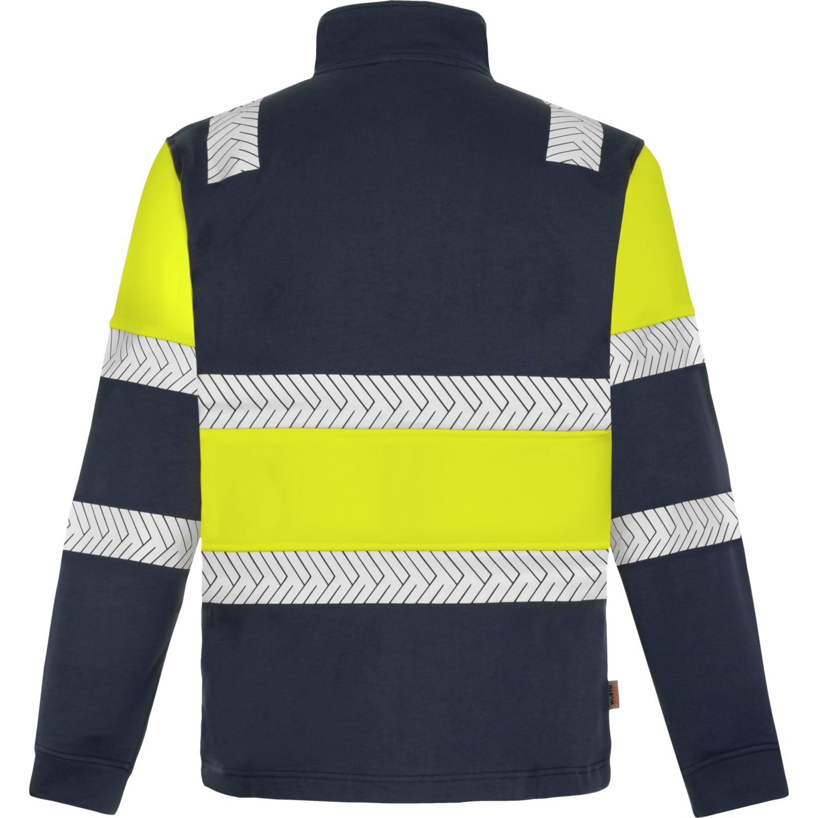 Würth MODYF Fluo One sweat zippé haute visibilité jaune/marine S