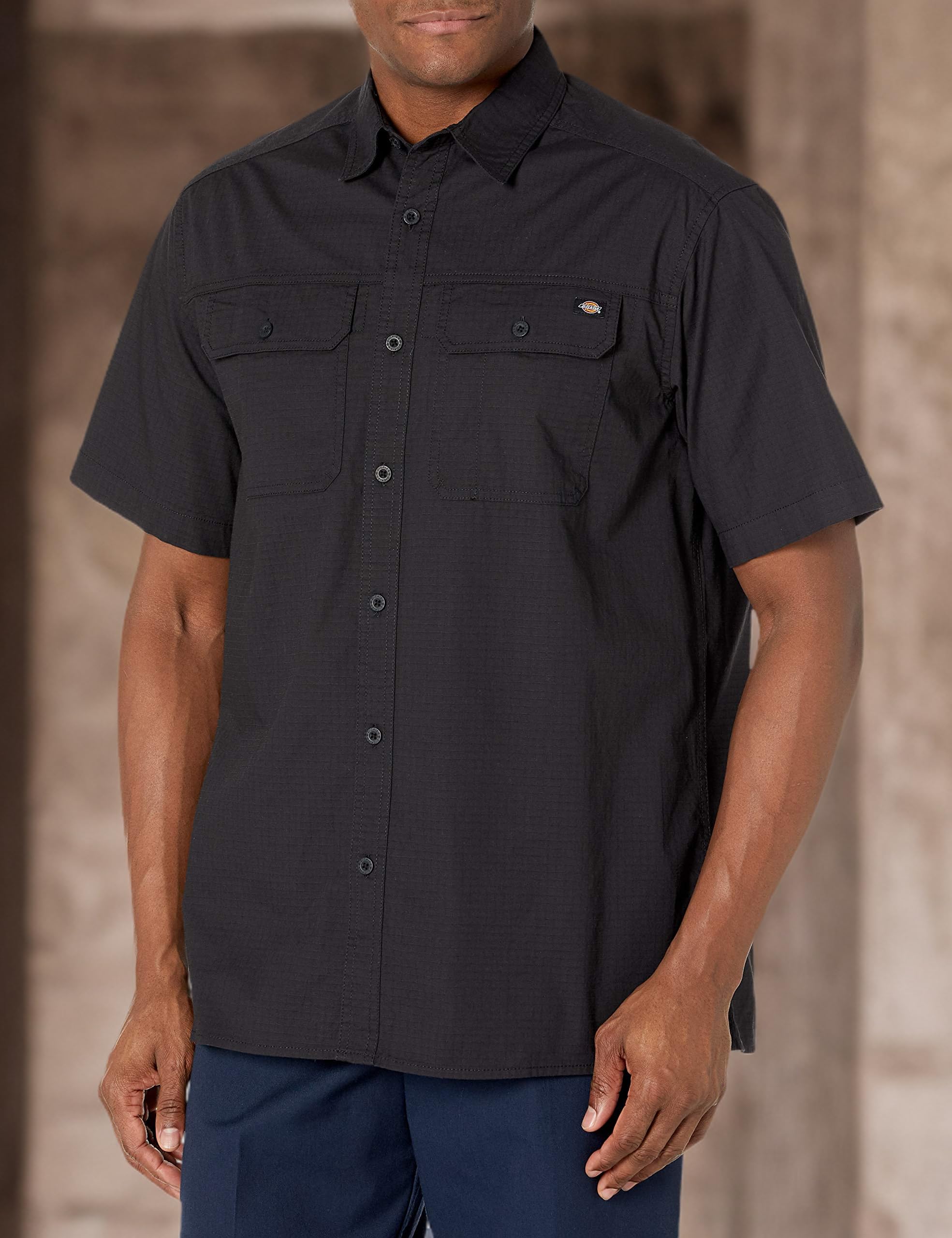 Dickies Chemise de Travail Flex Noir Rincé Taille L
