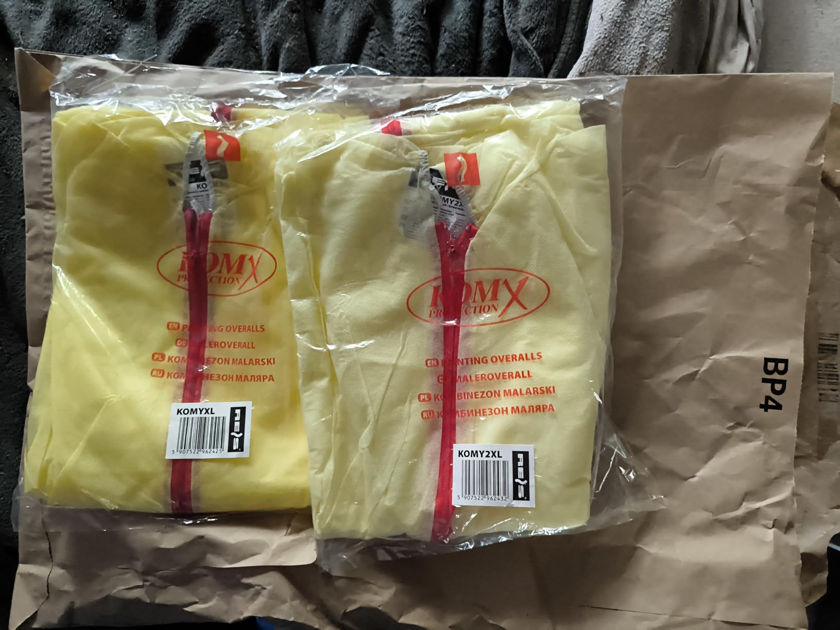 Reis KOMY XXL combinaison jetable jaune taille XXL