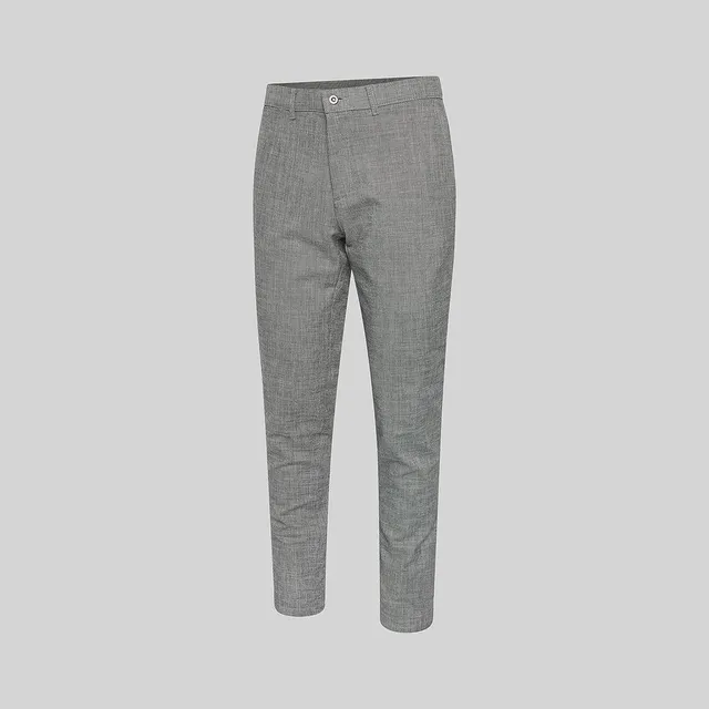 Gary's Cheviot Pantalon Chino Homme Gris Stretch
