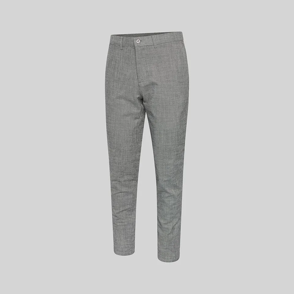 Gary's Cheviot Pantalon Chino Homme Gris Stretch