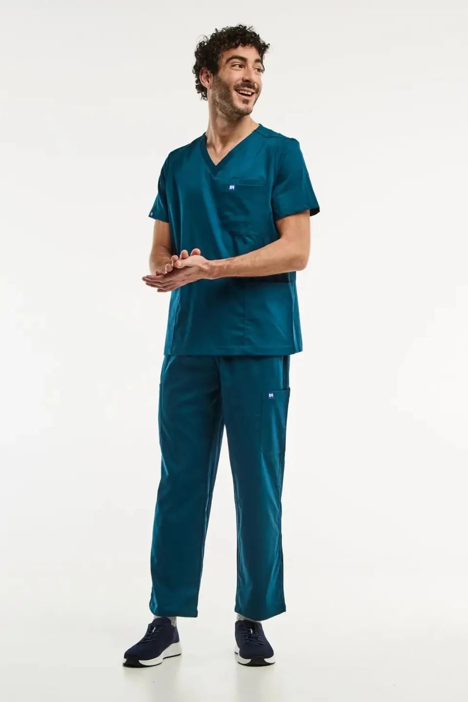 Aelin LUCA Tenue Médicale Homme Vert Turquoise