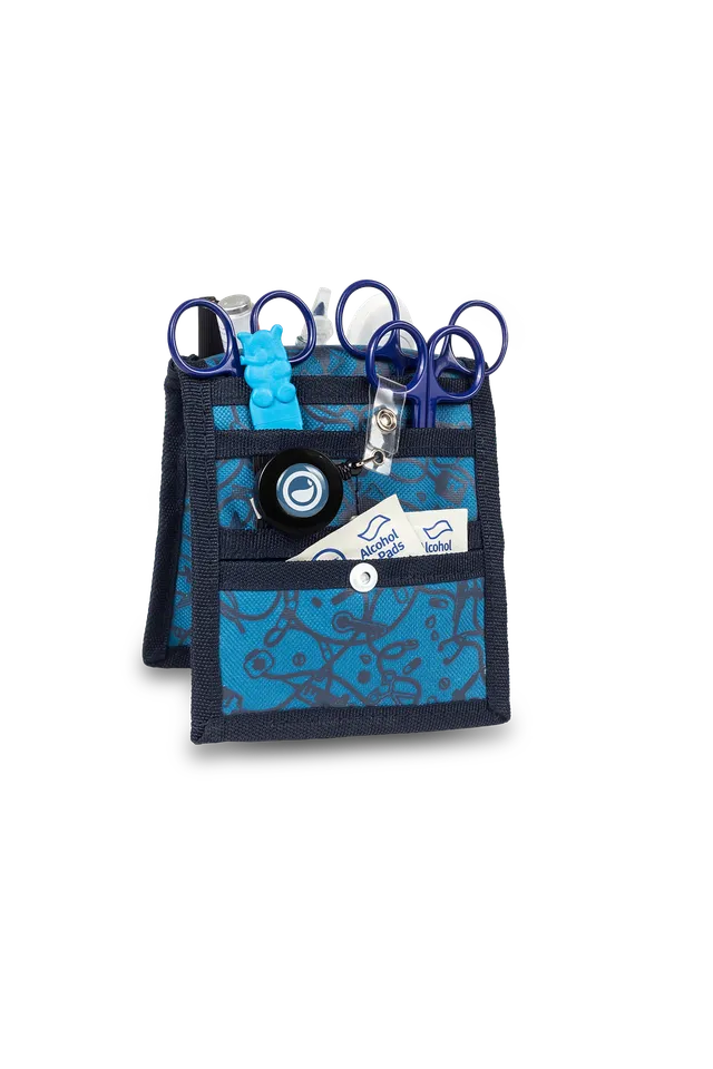 Enfermania Pipper organisateur de poche bleu aimanté toile