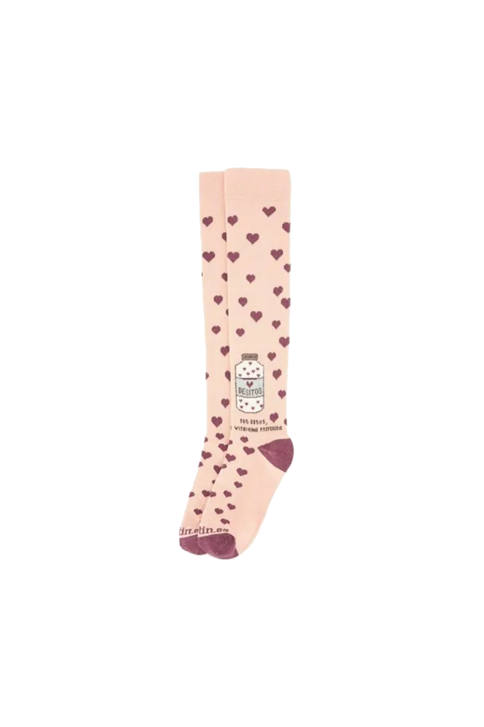 Enfermania Ropa chaussettes compression coeurs taille S/M