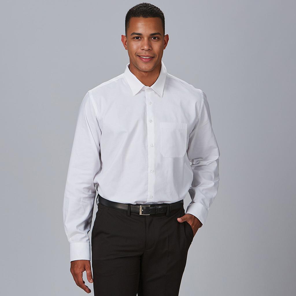 GARY'S chemise travail homme pop manche longue noir