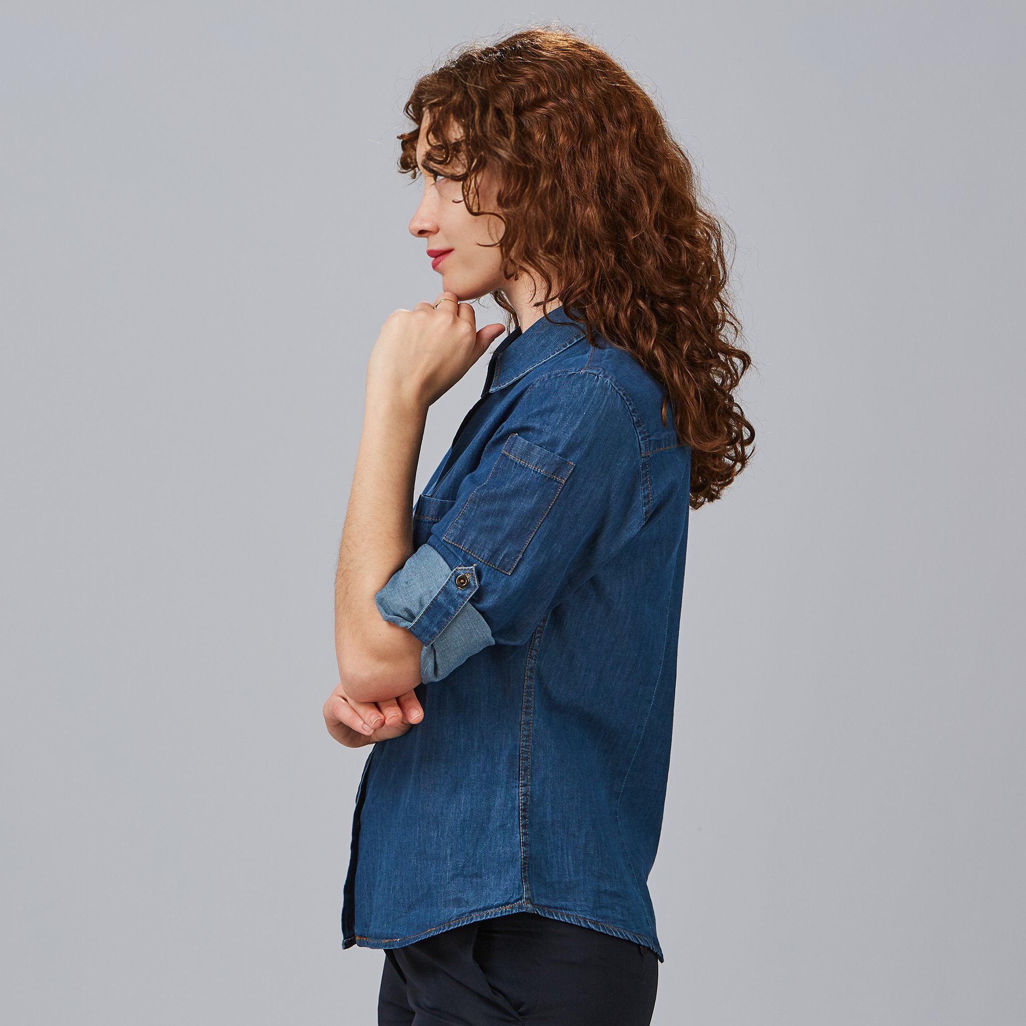 Gary's Valeria chemise denim femme tejano lavé XS-3XL