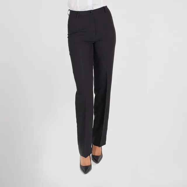 GARY'S pantalon femme sans poches noir polyester