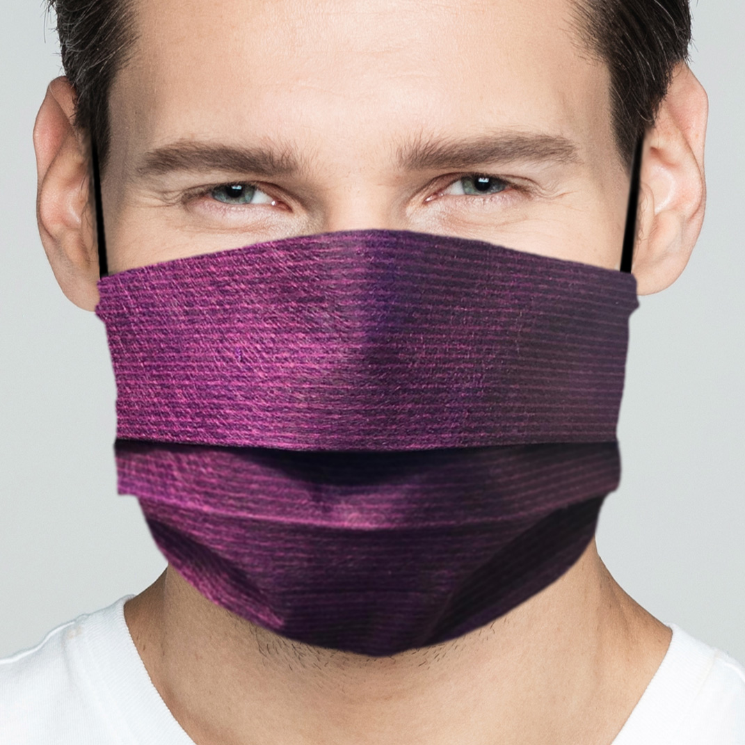 ILKOTT AA83 #0003 masque tissu imprimé lot de 2