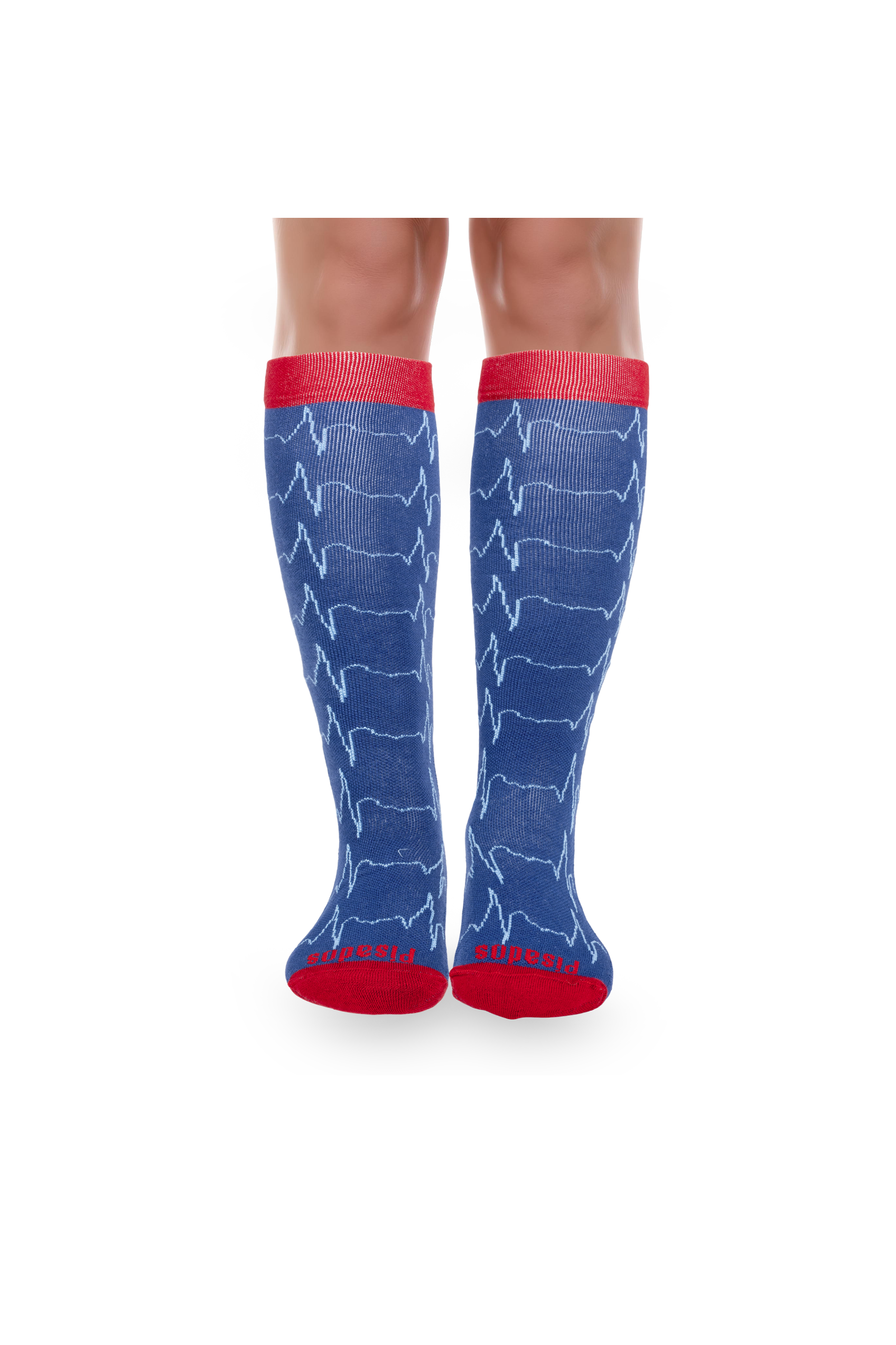 Enfermania Ropa Chaussettes de compression Pulsations coton