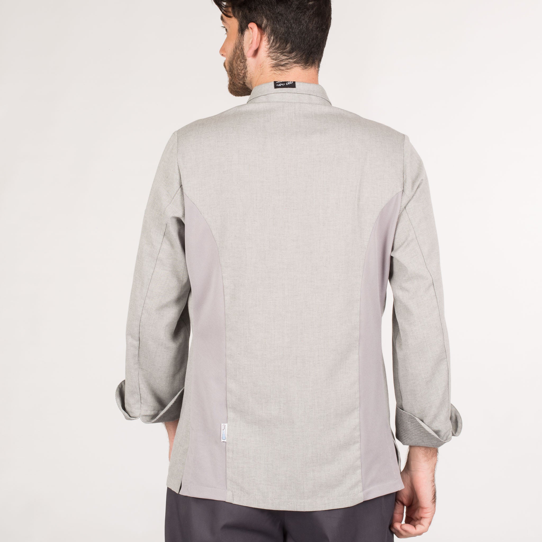 Gary's Ganimedes veste de cuisinier gris Coolmax