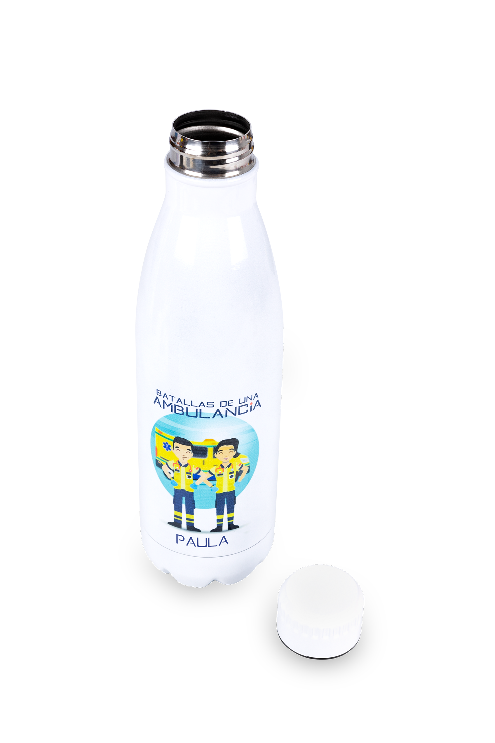 Enfermania Batallas gourde inox 700 ml personnalisée