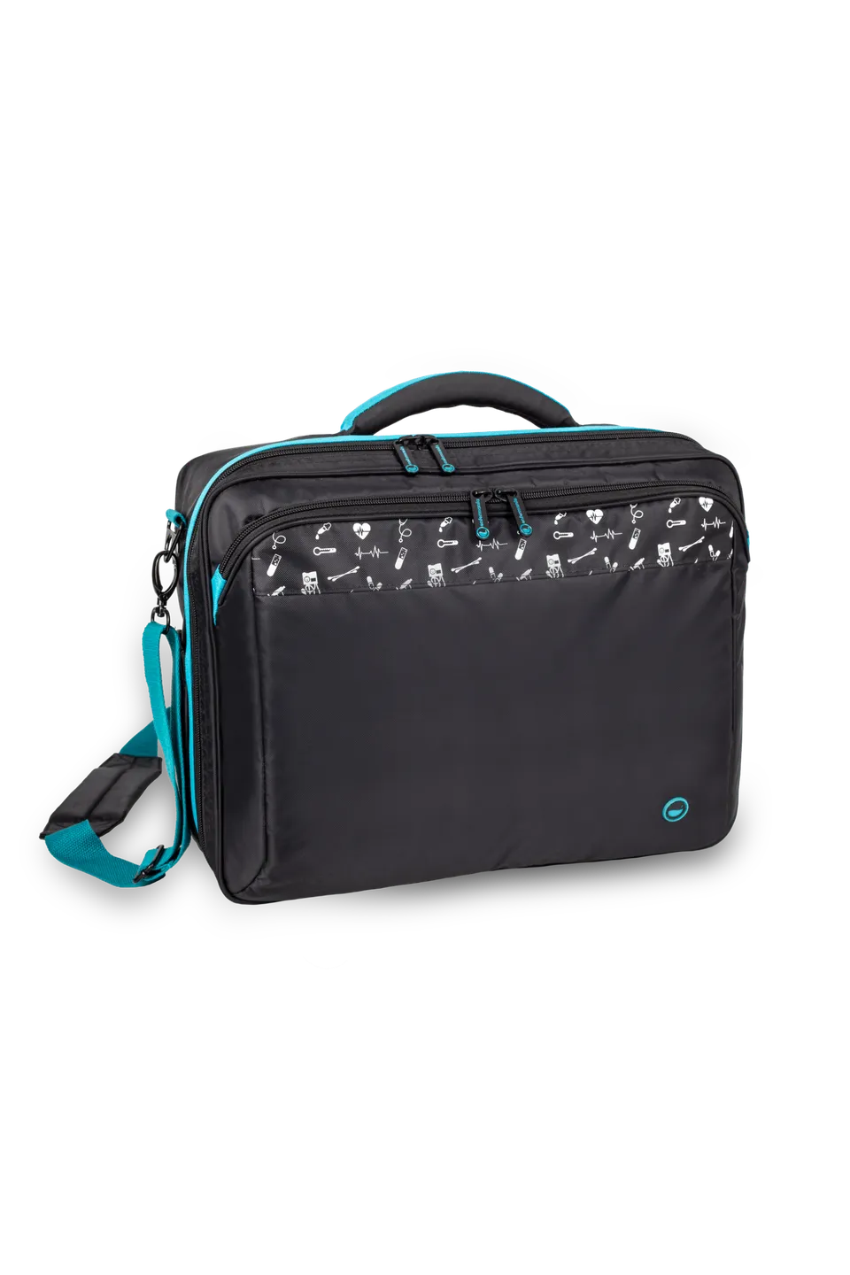 Enfermania Black Collection mallette médicale sac domicile 22 L noir