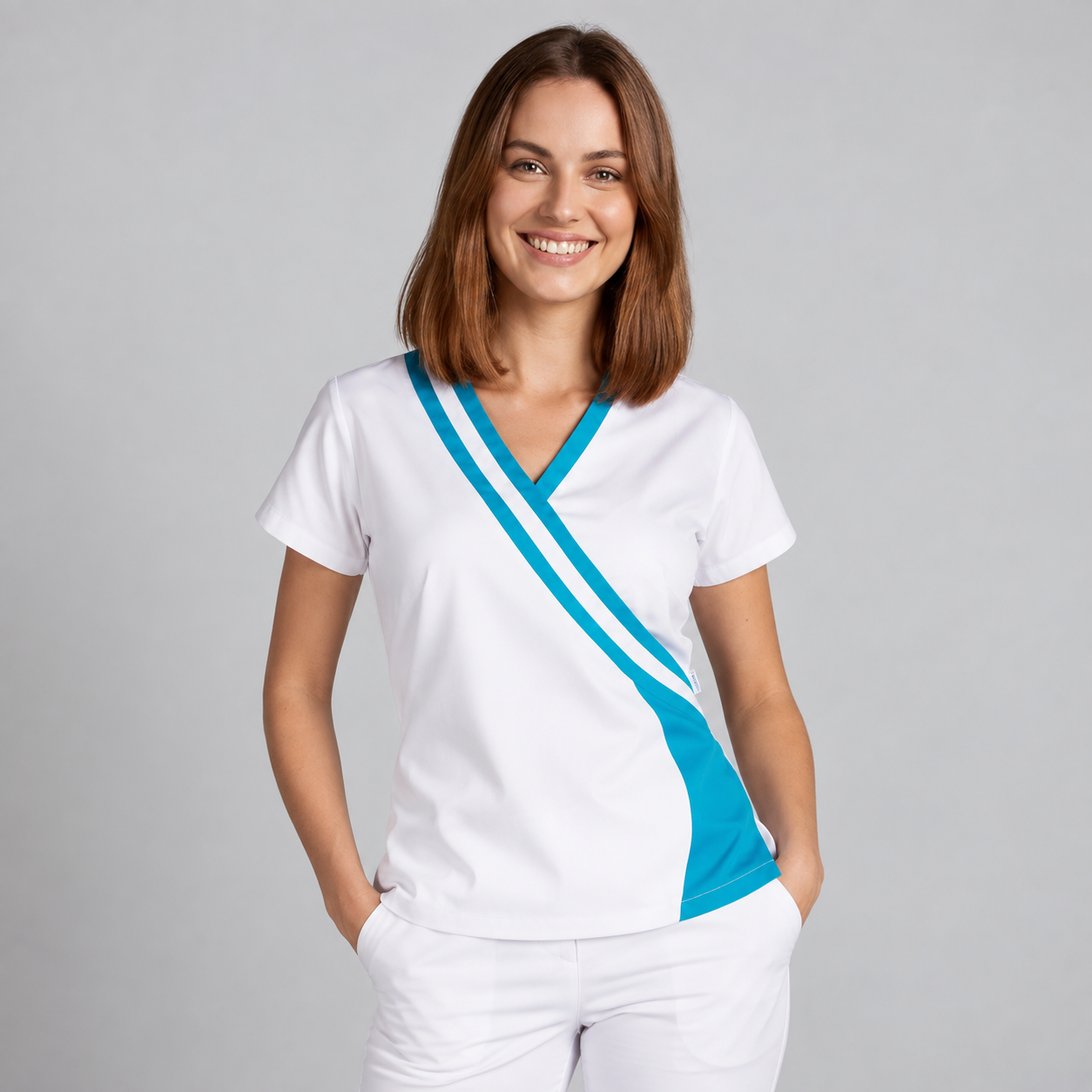 Gary's tunique médicale femme turquesa combi santé