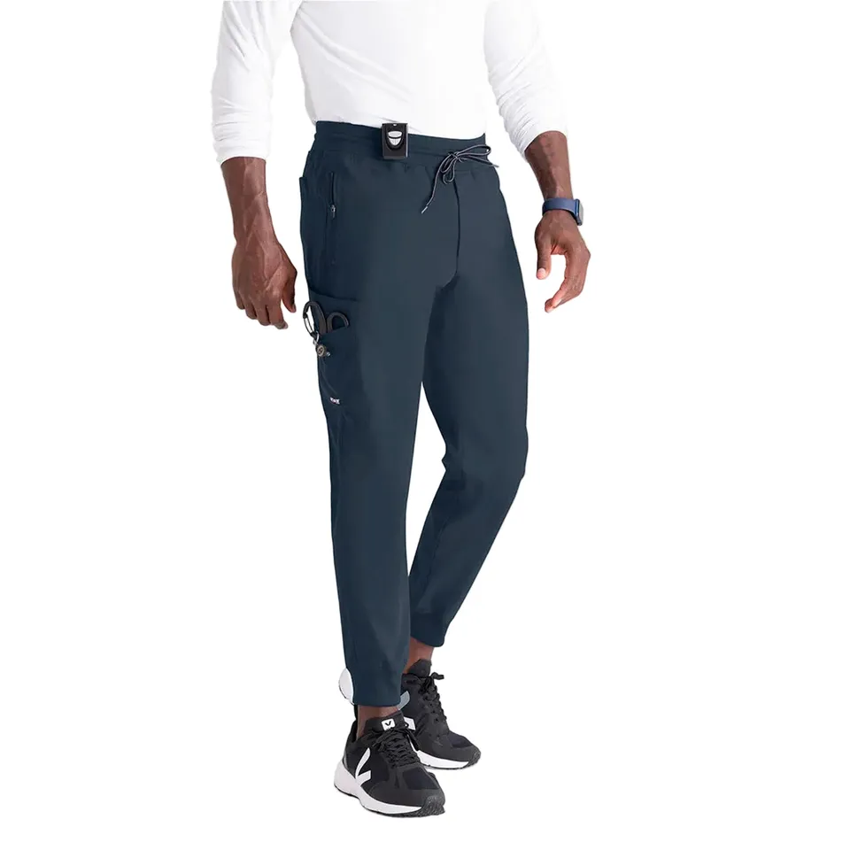 Enfermania Ropa pantalon médical homme jogger gris