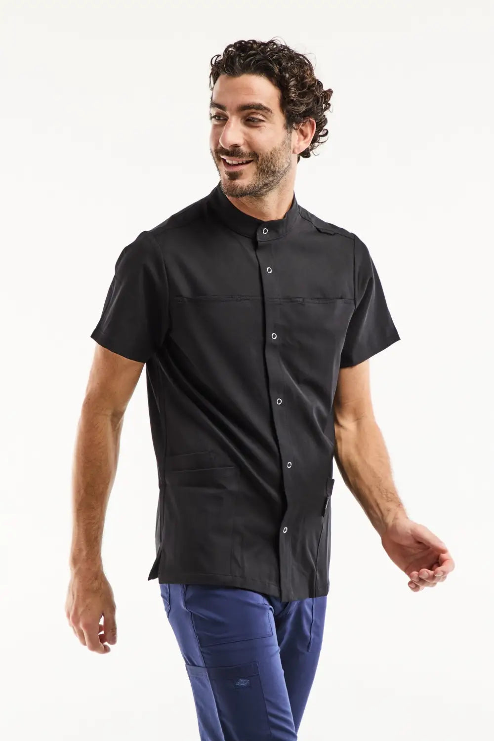 Aelin Noah blouse médicale homme noir stretch